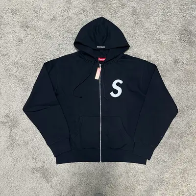 Sup s logo zip hoodie