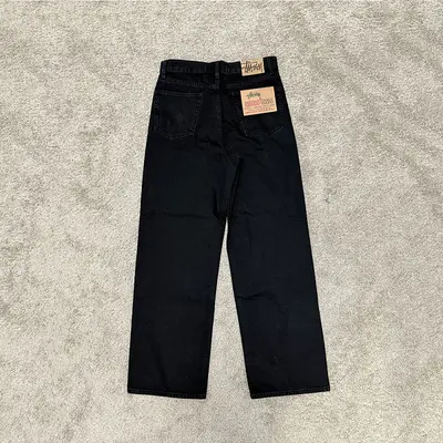 [[Best Quality]Stu BIG OL JEAN DENIM-Black