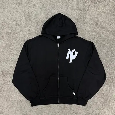 139¥ AKIMBO ZIP-UP Black HOODIE