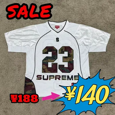 [¥188⮕¥140] [Blue/White]Sup PERFECT SEASON FOOTBALL JERSEY