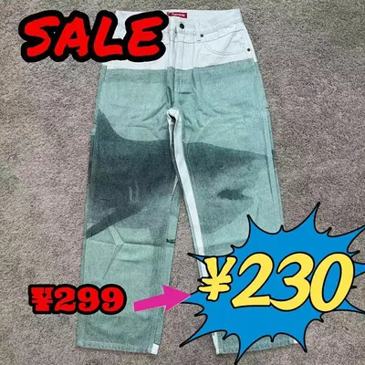 [¥299⮕¥230] Sup Damien Hirst 🦈 painter jeans