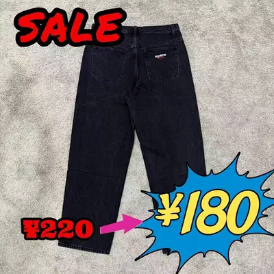 [¥220⮕¥180] Sup SS25 Black Denim Jeans