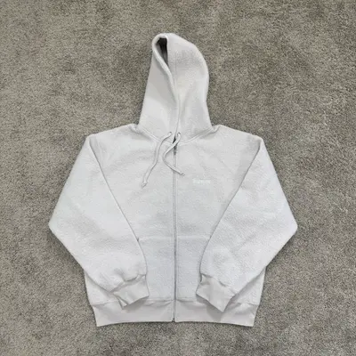 Sup Pilled Cream Zip Hoodie