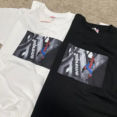Sup Spider Man Tee Black