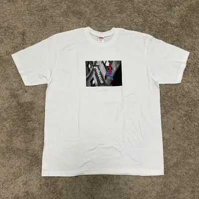 Sup Spider Man Tee White