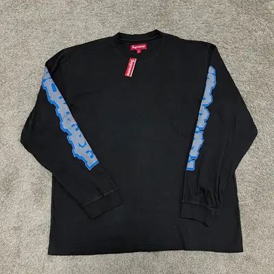 Sup Cracked Long Sleeve Black