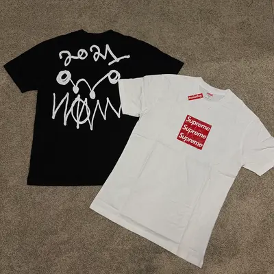 Sup Asspizza Triple Box logo tshirt tee