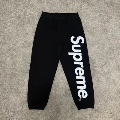 Satin Appliqué Hooded Sweatpant