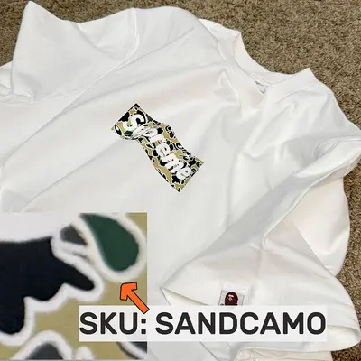 Sup B*P BOX Tee SANDCAMO