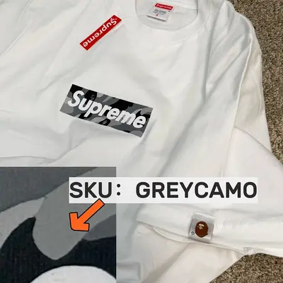 Sup B*P BOX Tee GREYCAMO