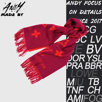 💰(€50=410CNY)L*v red scarf Item ID:60002317
