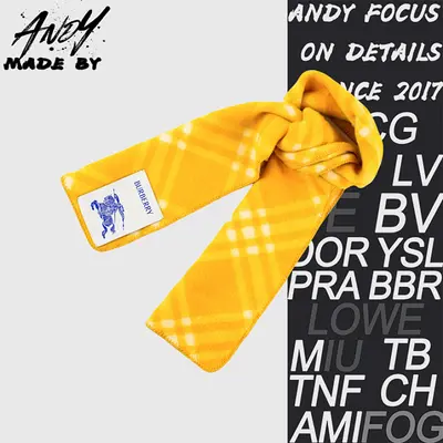 💰(€34=280CNY) Burbe*ry Autumn Pear Yellow Scarf War Horse Label Scarf Item ID:60005496