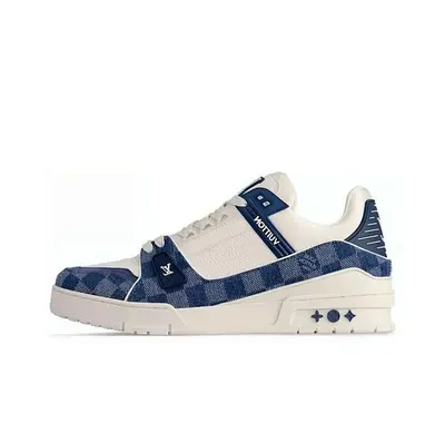 💰(€64=530CNY)L*V Checkerboard blue denim Classic version Item ID:30004945