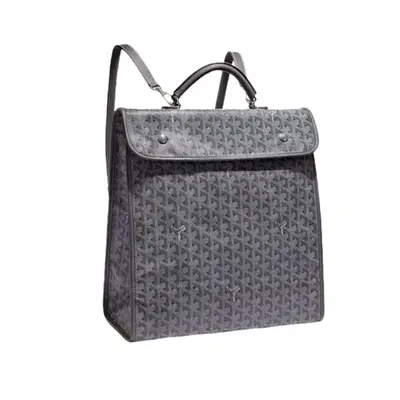 💰(€110=900CNY)G*oyard Monogram Full Print Foldable Backpack Grey Item ID:40002456