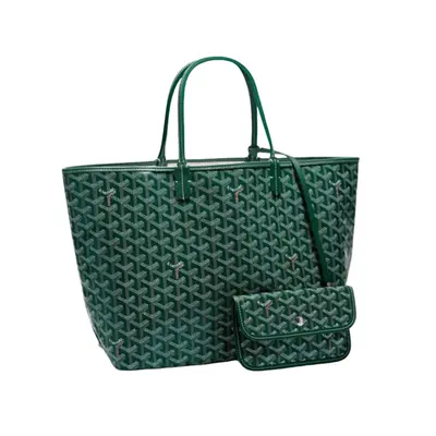 💰(€91=750CNY)G*oyard monogram full-print letter tote bag green Item ID:40001379