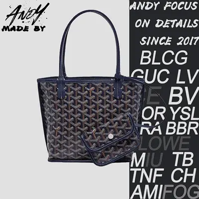 💰(€68=559CNY) G*oyard double-sided calfskin tote bag blue Item ID:40007144