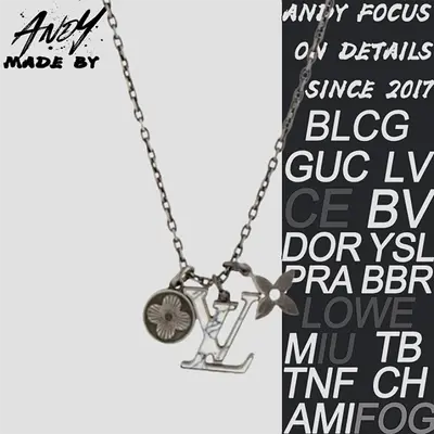 💰(€41=340CNY) L*three-in-one small flower letter necklace Item ID:50004769