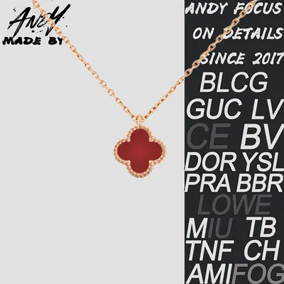 💰(€29=240CNY)Van Cleef & Arpels Carnelian Four-Leaf Clover Item ID:50005736