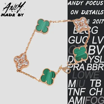 💰(€37=300CNY)&Peacock Diamond Five Flower Bracelet Rose Gold Item ID:50004485