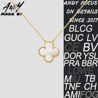 💰(€27=220CNY)Van White Beimu Clover Necklace Gold Item ID:50003648