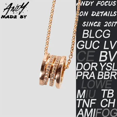 💰(€38=310CNY)Bulgari Spring Diamond Necklace Rose Gold Item ID:50002870