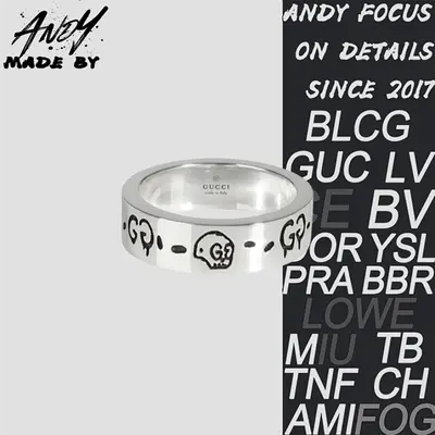 💰(€34=280CNY) Double G Skull Silver Pair Ring Item ID:50006574