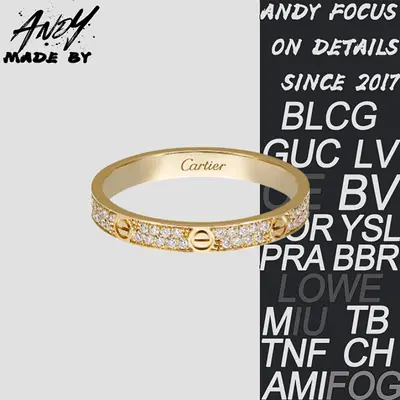 💰(€34=280CNY)C*Ultra Narrow/Two Row Diamond Starry Sky Ring in Gold Item ID:50005014