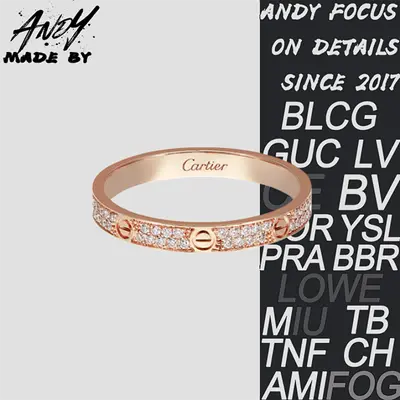 💰(€34=280CNY)C*Ultra Narrow/Two Row Diamond Starry Sky Ring in Rose Gold Item ID:50005014