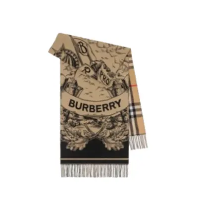 💰(€46=380CNY)Burberry Equestrian Knight Logo Double sided Item ID:60004010