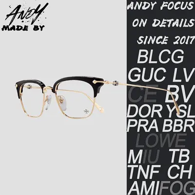 💰(€50=410CNY)Kroos Heart Cross Flower Glasses Gold Item ID:60005423