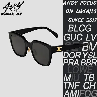 💰(€34=280CNY)CELINE Gold Logo Sunglasses Item ID:60008937