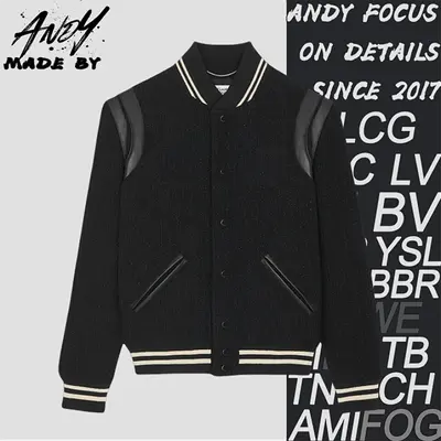 💰(€62=510CNY)Y*SL Saint Laurent Aries baseball jersey Item ID ：10005212