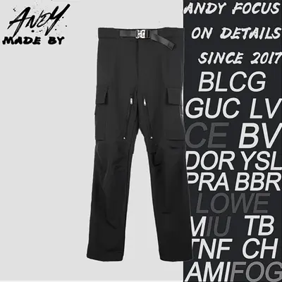 💰(€49=400CNY)G*ivenchy 4G waist buckle workwear pants Item ID ：20007391