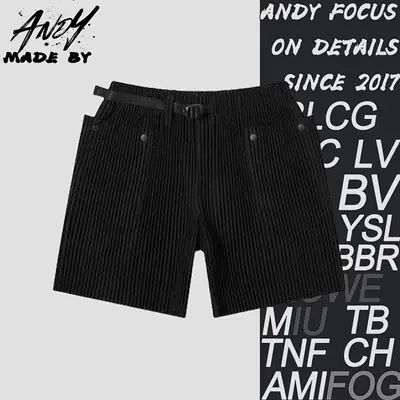 💰(€32=260CNY)M*iyake Issei Black workwear shorts Item ID ：20003703