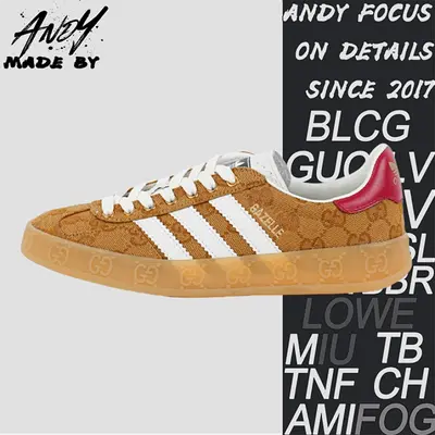 💰(€51=420CNY)G*ucci x A*didas Color blocked Training Series Board Shoes Item ID ：30003524