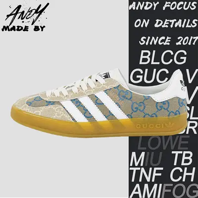 💰(€51=420CNY)G*ucci x A*didas Color blocked Training Series Board Shoes Item ID ：30001877
