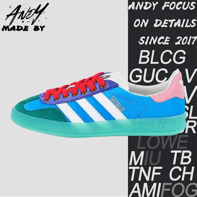 💰(€51=420CNY)G*ucci x A*didas Color blocked Training Series Board Shoes Item ID：30007469