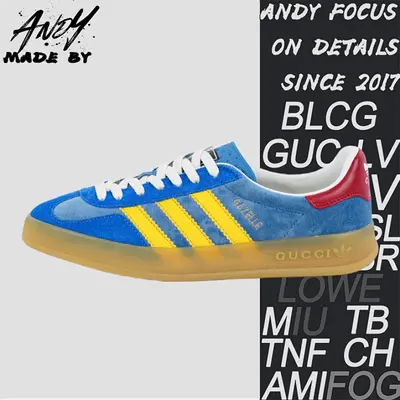 💰(€51=420CNY)G*ucci x A*didas Color blocked Training Series Board Shoes Item ID ：30002794
