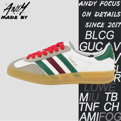 💰(€51=420CNY)G*ucci x A*didas Color blocked Training Series Board Shoes Item ID ：30002542
