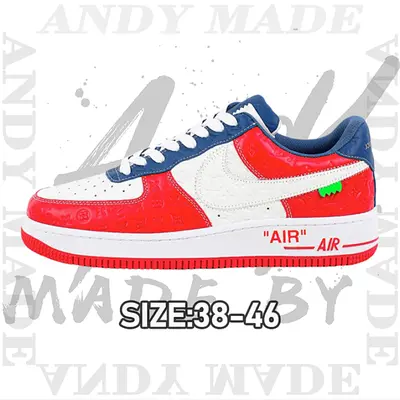 💰(€64=530CNY)L*VxN*ikeAirForce1Low Air Force Heavy Joint Brand Red White and Blue Item ID:30003768