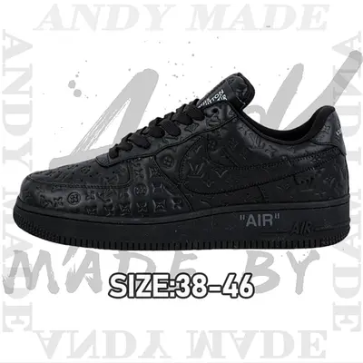 💰(€64=530CNY)L*Vx Nike Air Force1Low Air Force Heavy Joint Brand black Item ID:30004716