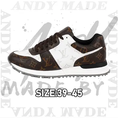 💰(€66=540CNY)L*V Retro Daddy Style Casual Sneakers Brown Embossed Item ID:30005443