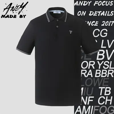 💰(€24=200CNY)P*RADA Classic Logo Embroidered Polo Shirt Item ID:10004287-Z