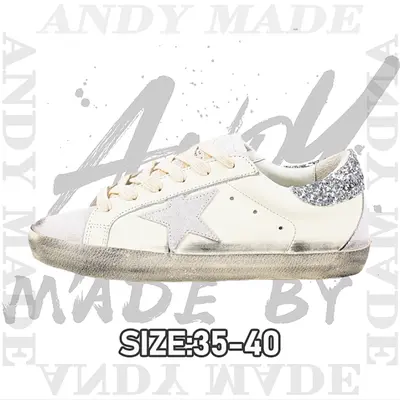 💰(€51=420CNY)Dirty shoes sneakers casual dirty series silver white distressed Item ID:30008962