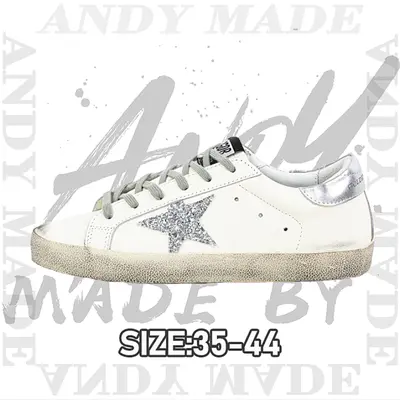 💰(€51=420CNY)G*GDB small dirty shoes sports shoes casual dirty series silver white old