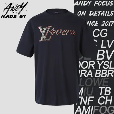 💰(€23=190CNY)L*V 24SS letter short-sleeved T-shirt Item ID:10002285-Z