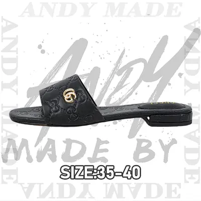 💰(€27=220CNY) Double G women's slippers black Item ID:30004583
