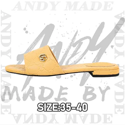 💰(€27=220CNY)Double G women's slippers, taupe Item ID:30001373