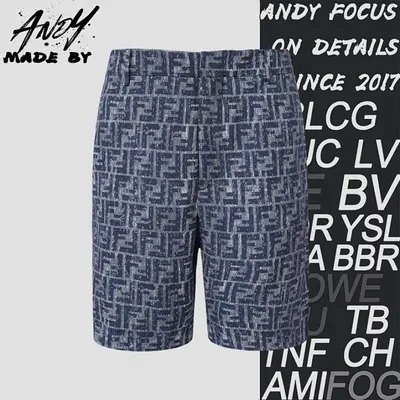 💰(€29=240CNY)Blue Topstitched FF Shorts Item ID:20008427-Z