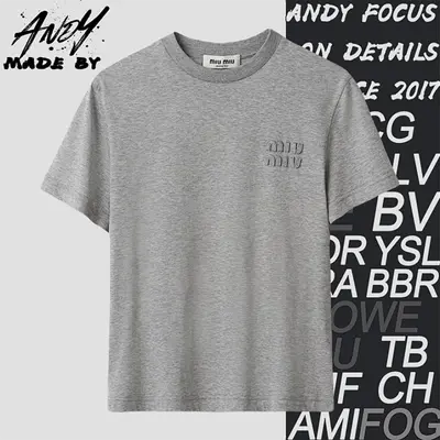 💰(€23=190CNY)miu grey logo short sleeve Item ID:10006312